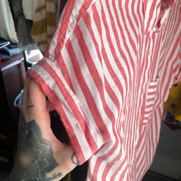 Calvin Klein Striped Button Down - Picture 3 of 3